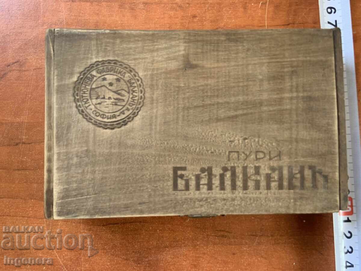 CIGAR BOX FROM TSARIST TIMES WOOD COLLECTIBLE