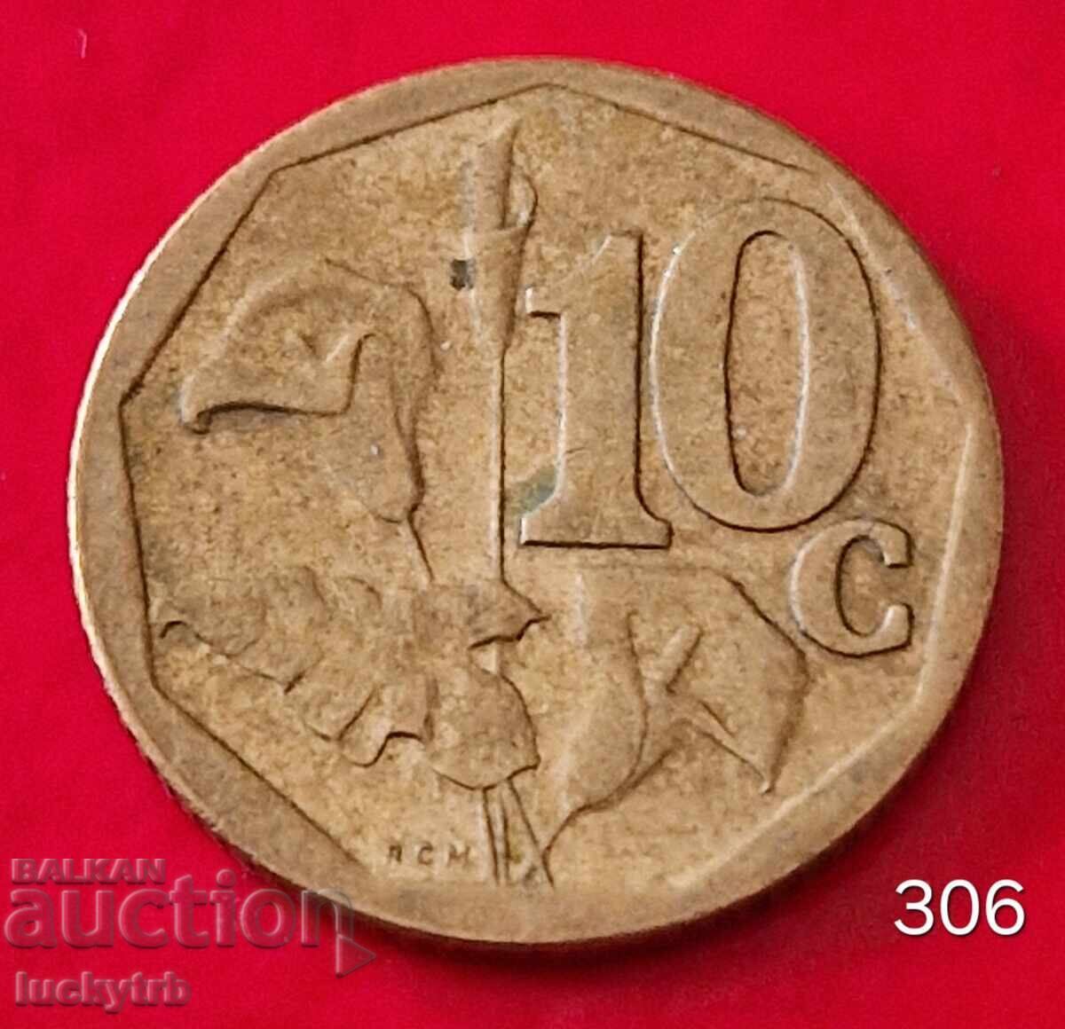 10 cents 2010 - South Africa