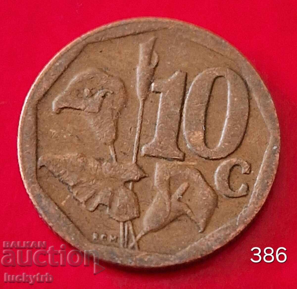 10 cenți 2013 - Africa de Sud