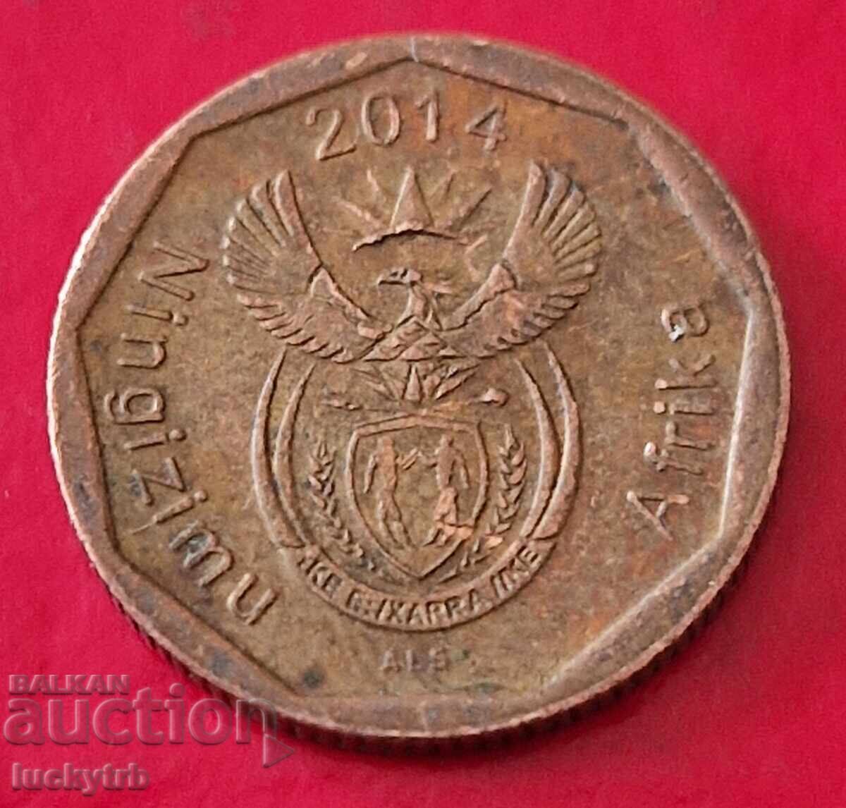 10 cenți 2014 - Africa de Sud cu preț € 0.20 | 0.39 BGN