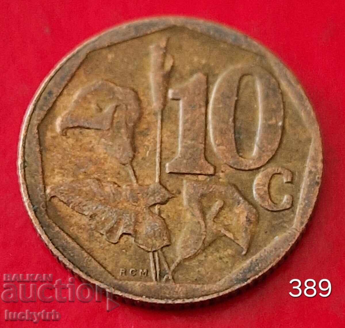 10 cenți 2014 - Africa de Sud