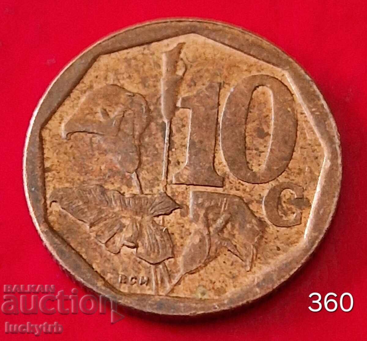 10 cenți 2017 - Africa de Sud 10 cenți 2017 - Africa de Sud