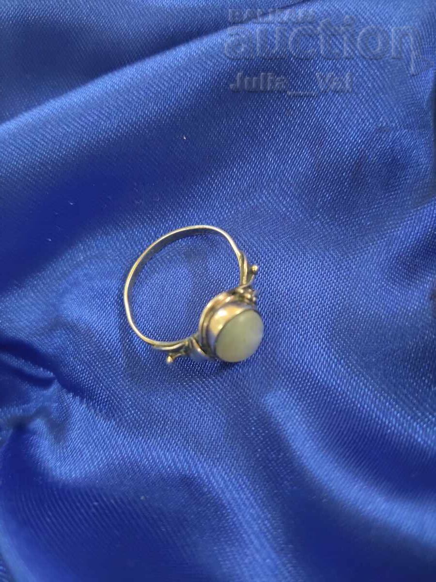 Όμορφο ασημένιο δαχτυλίδι με φίλντισι BZC από 0.01 σεντ