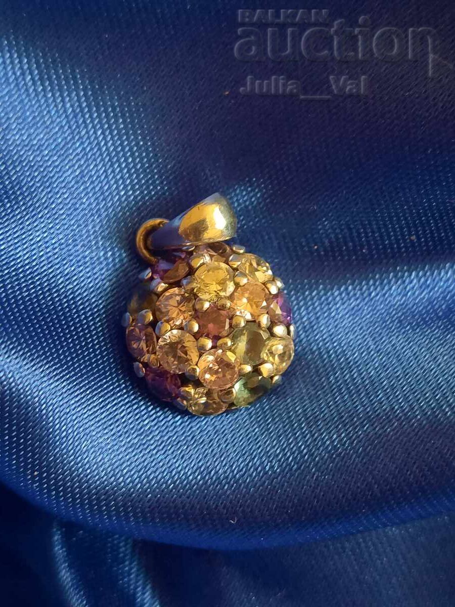 Δημοπρασία Όμορφο ασημένιο μενταγιόν BZC από 0.01 σεντ