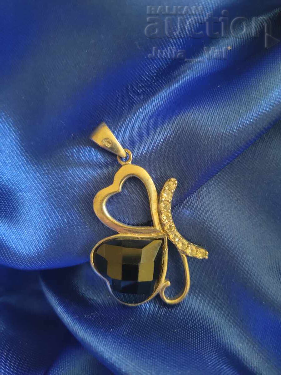 Livrarea Frumos pandantiv argintiu 2 BZC de la 0.01 cenți