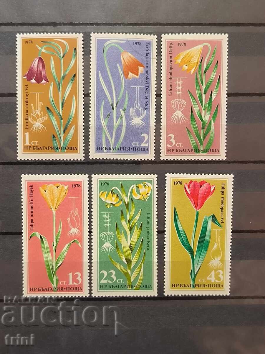 Bulgaria 1978 Flora plante rare