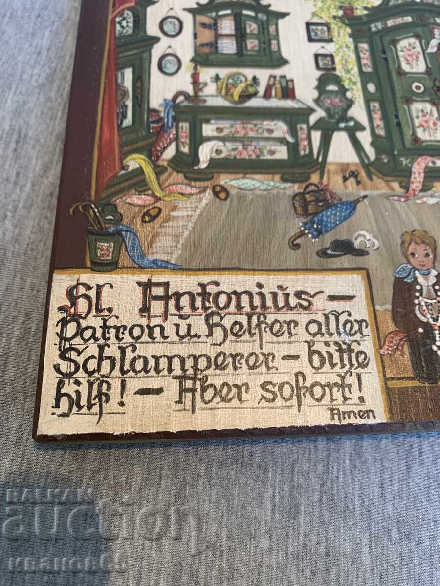 Livrarea pictură icoană Sfântul Antonie - Ocrotitor și ajutor al sufletelor