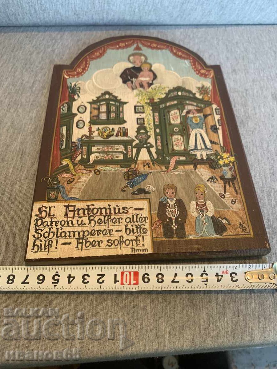 pictură icoană Sfântul Antonie - Ocrotitor și ajutor al sufletelor - 6