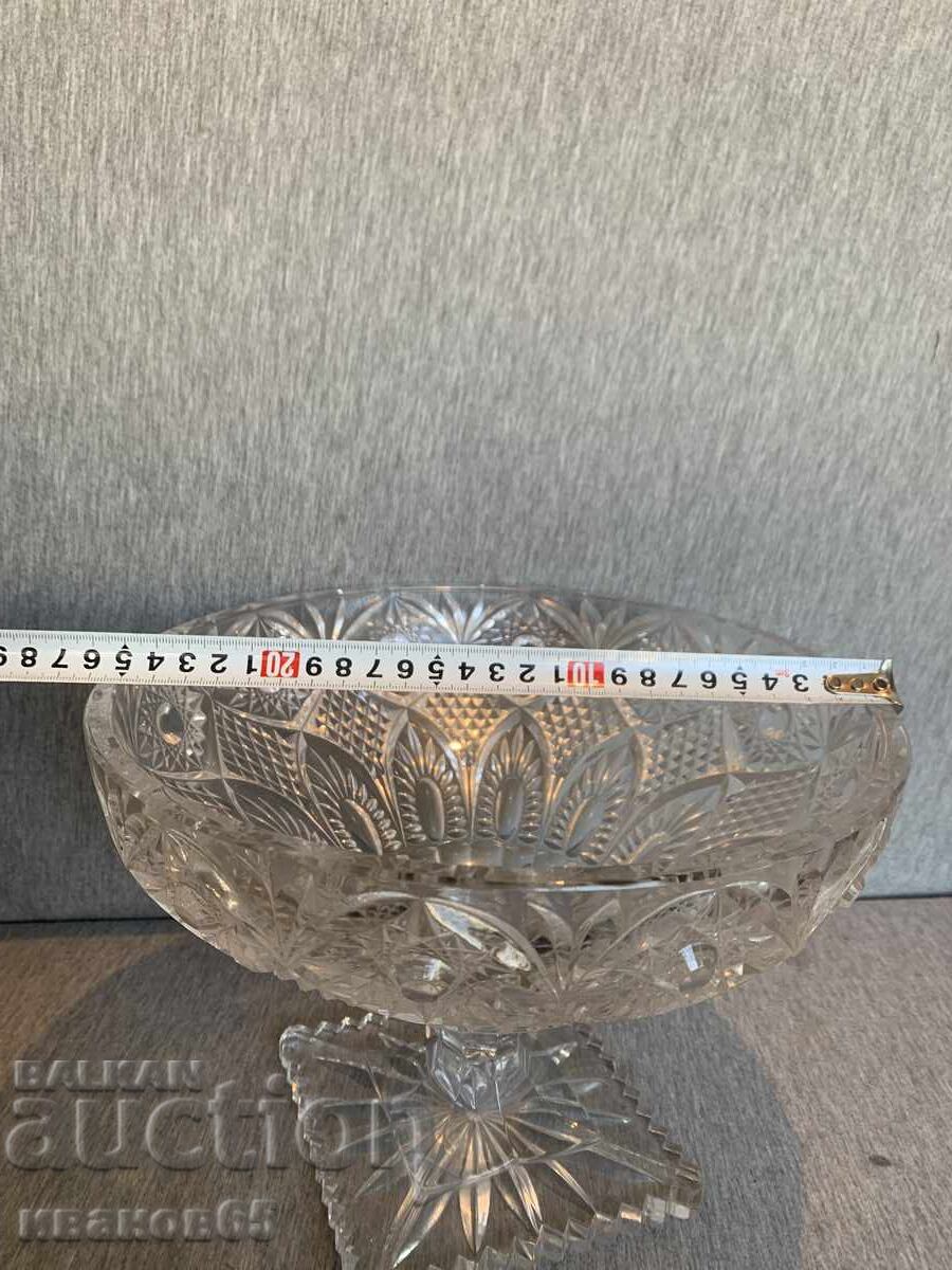 Delivery of Large crystal fruit bowl