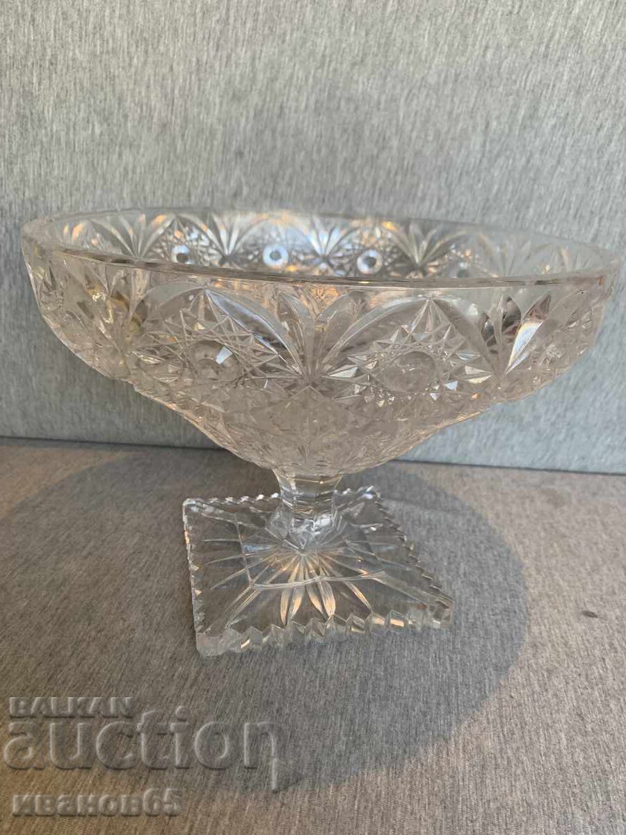 Large crystal fruit bowl - 7