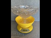 Μεγάλη κρυστάλλινη φρουτιέρα