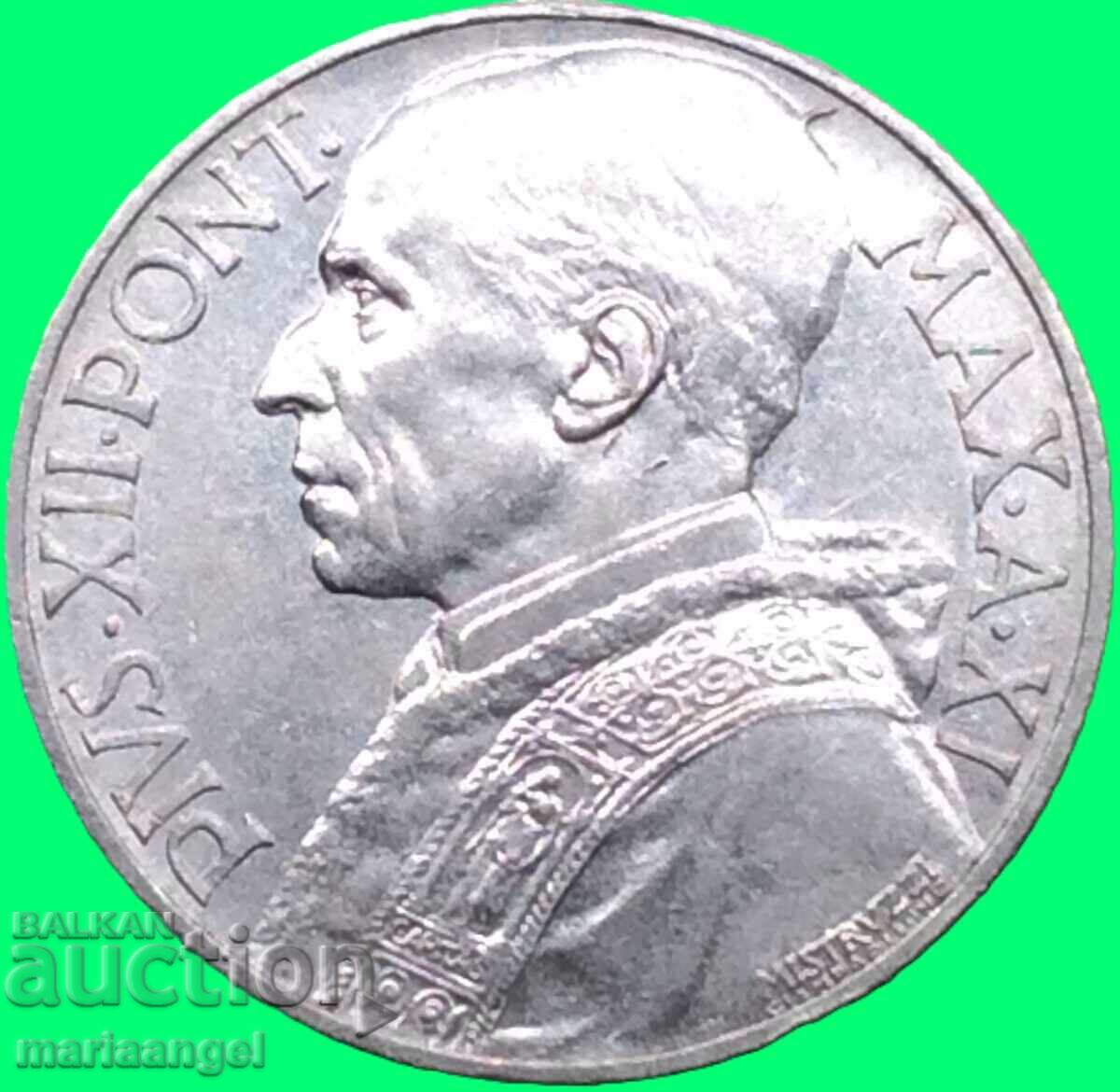 10 Λίρες 1949 Βατικανό Πίος XII Αλουμίνιο με τιμή € 8.96 | 17.52 BGN