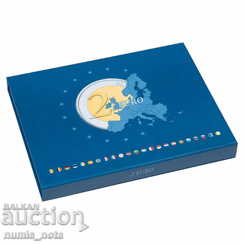 Cutie PRESSO pentru monede de 2 euro cu 4 planse - pentru 168 buc. cu preț € 30.17 | 59.01 BGN