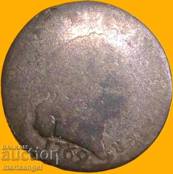 1/2 real 1769 Italia Sardinia Carlo Emanuel - foarte rar - 6
