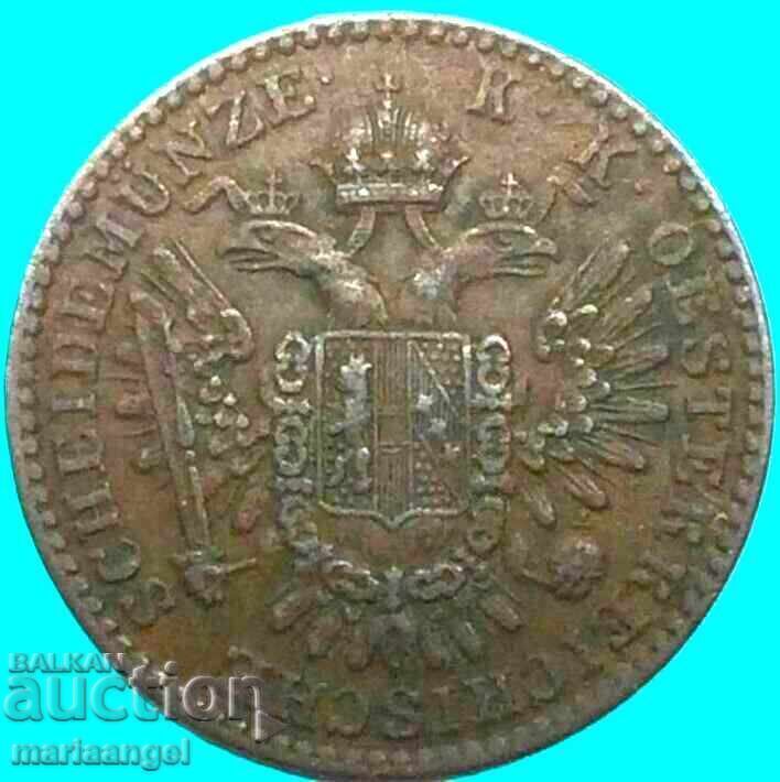 1/2 кройцер 1851 Австрия А - Виена с цена € 8.40 | 16.43 лв.