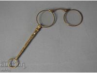 Стари Очила лорнет Арт Деко сгъваеми очила с дръжка