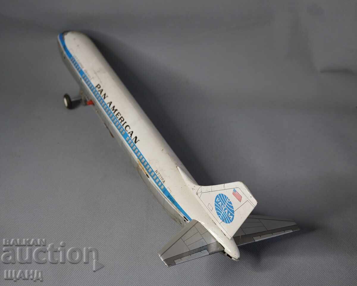 Licitație PAN AMERICAN Jucărie metalică veche japoneză model avion