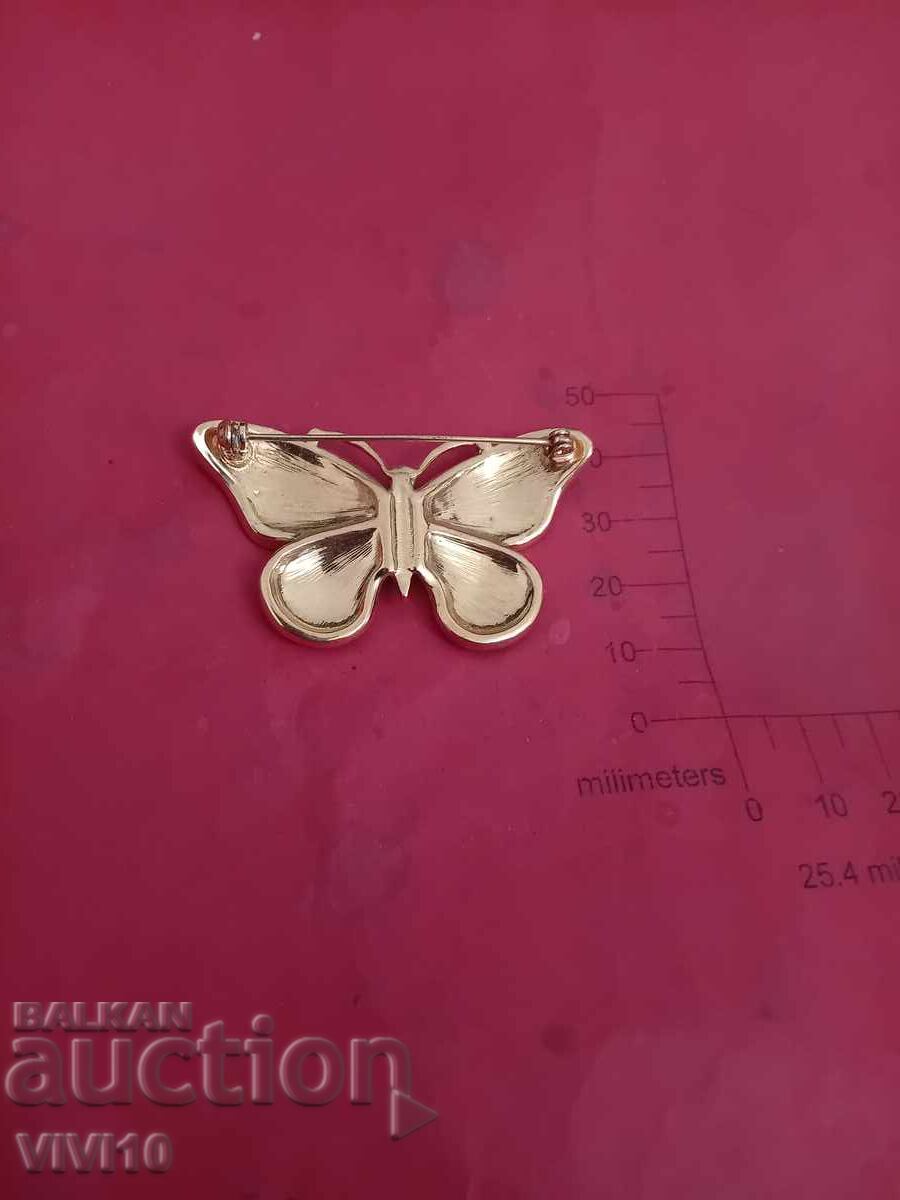 Broșă veche emailată, fluture cu preț € 20.00 | 39.12 BGN