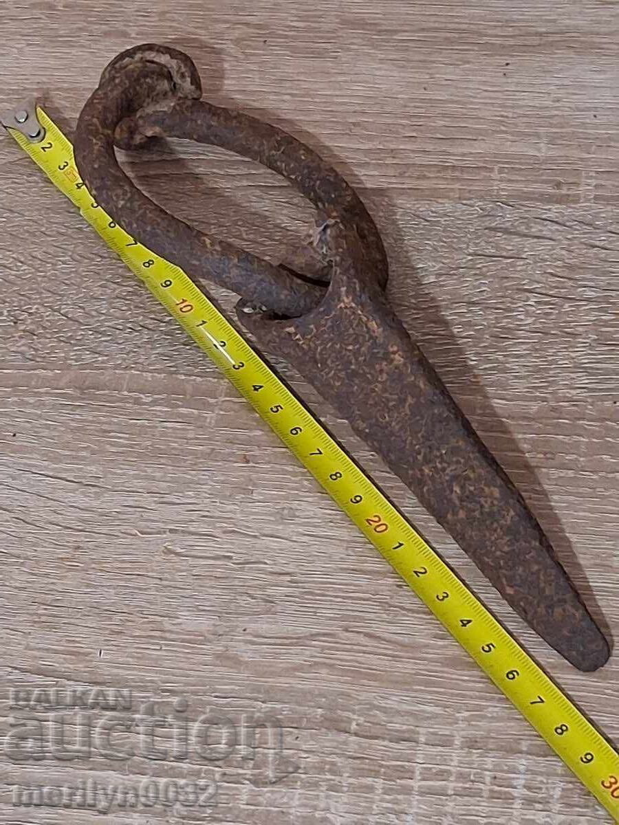 Стар кован клин с халка ковано желязо ок - 5