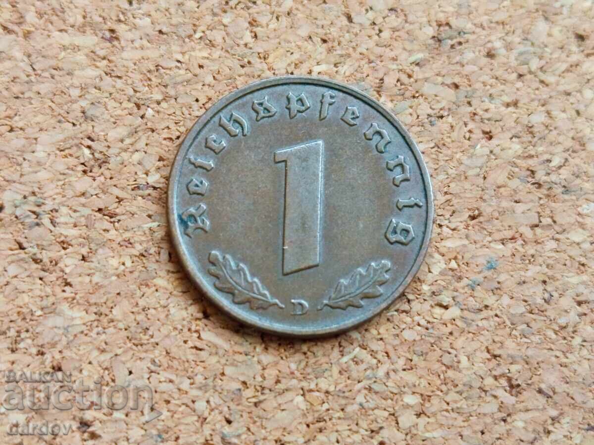 Γερμανία 1 Ράιχσπφένινγκ, 1937 μ.Χ Γερμανία 1 Ράιχσπφένινγκ, 1937 μ.Χ