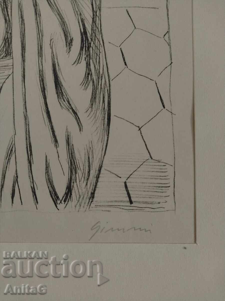 Γνήσια λιθογραφία «La Toilette» – Βίλχελμ Γκίμι με τιμή € 100.00 | 195.58 BGN