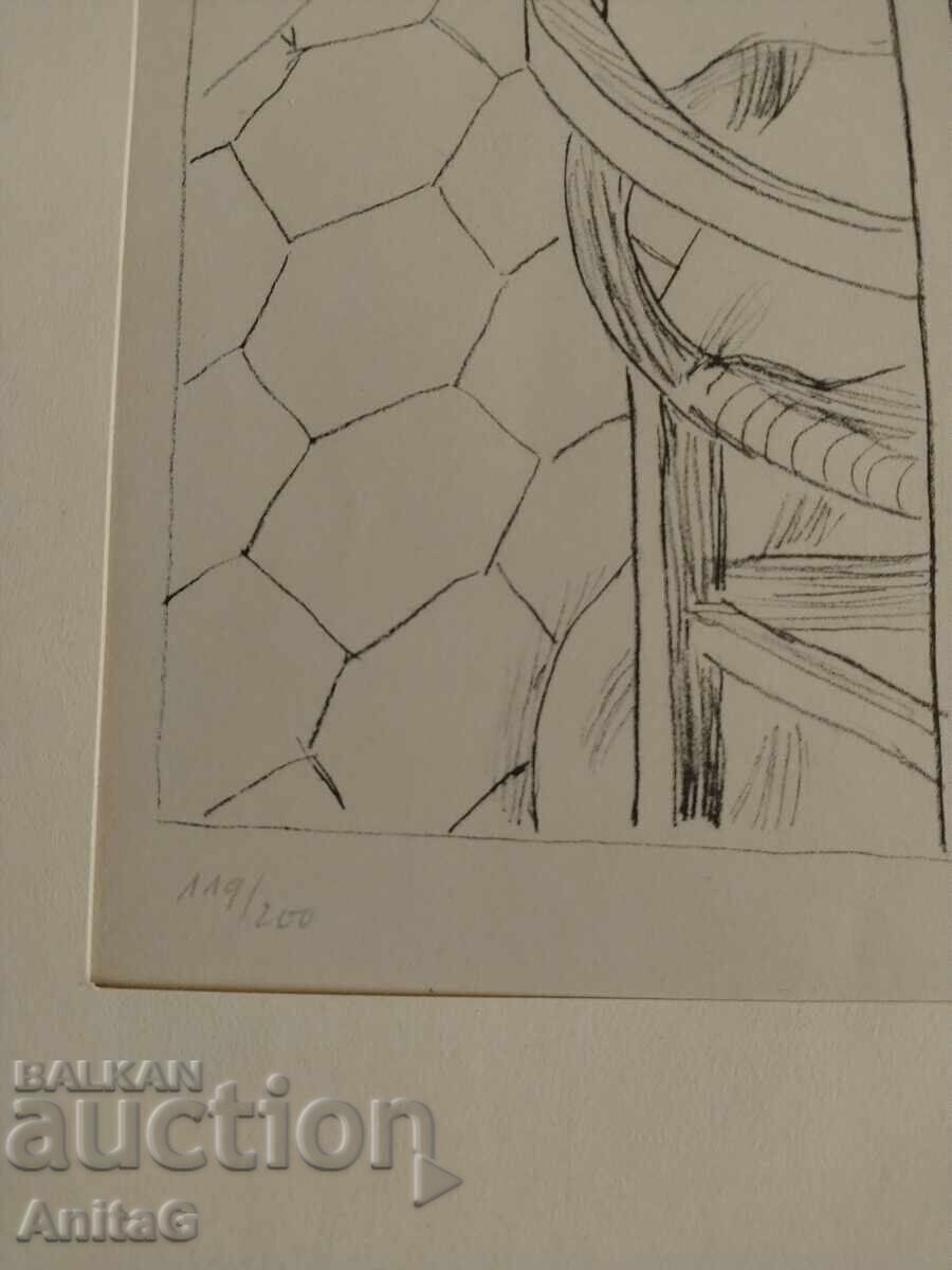 Δημοπρασία Γνήσια λιθογραφία «La Toilette» – Βίλχελμ Γκίμι