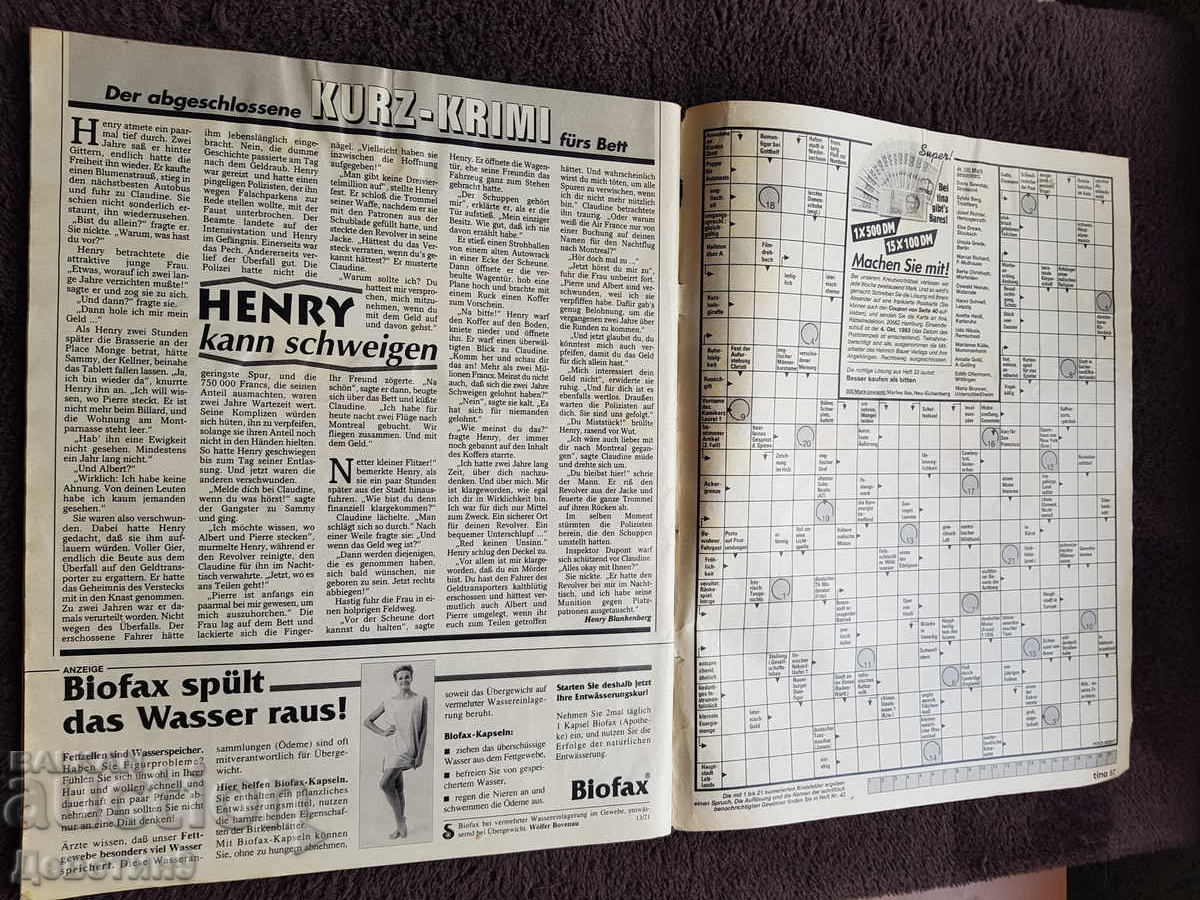 Livrarea Revista "Tina" - Nr. 38, 1993 Livrarea Revista "Tina" - Nr. 38, 1993