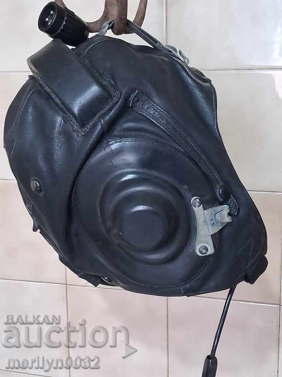 Auction  Every pilot's headset fighter pilot helmet USSR aviator helmet