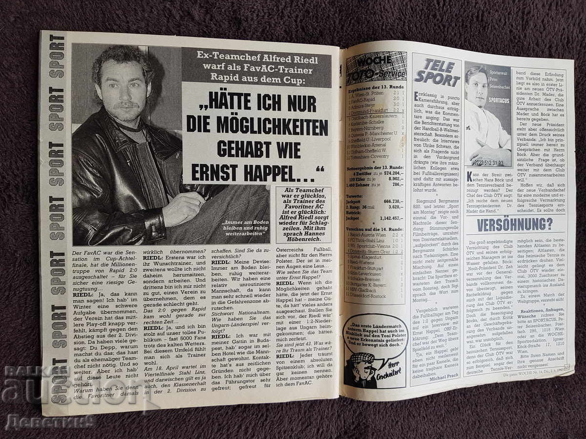 Livrarea Revista "Die ganze Woche" - Nr. 14, 1992 Livrarea Revista "Die ganze Woche" - Nr. 14, 1992