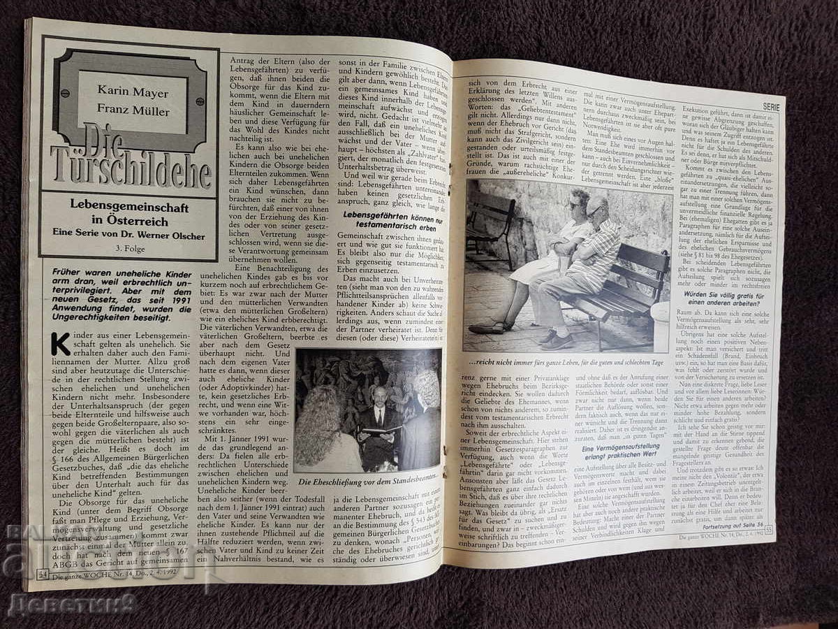Revista "Die ganze Woche" - Nr. 14, 1992 - 5 Revista "Die ganze Woche" - Nr. 14, 1992 - 5