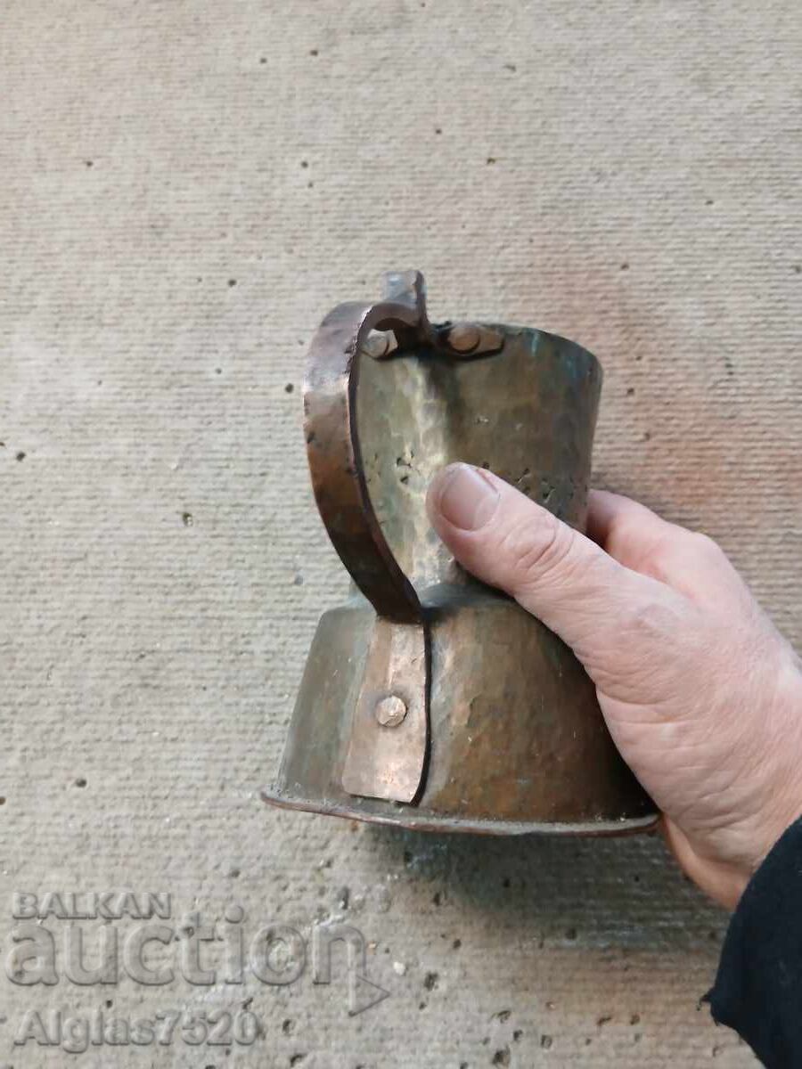 Auction  Copper, forged, heavy chalice for communion