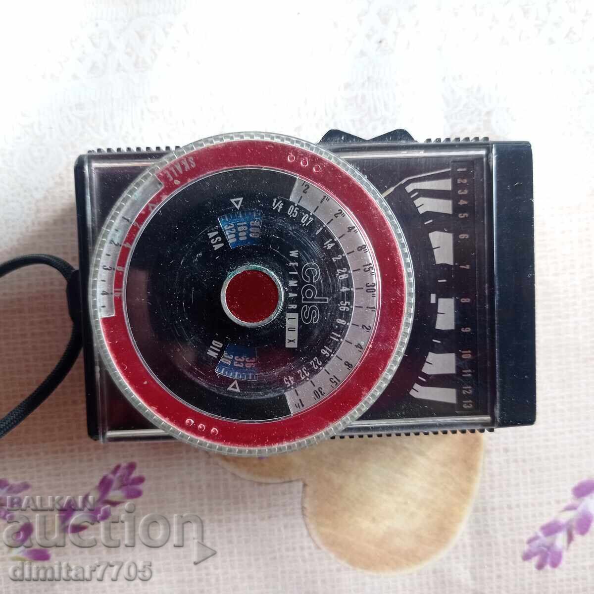 Γερμανικός φωτόμετρο Weimarlux CdS - 5 Γερμανικός φωτόμετρο Weimarlux CdS - 5