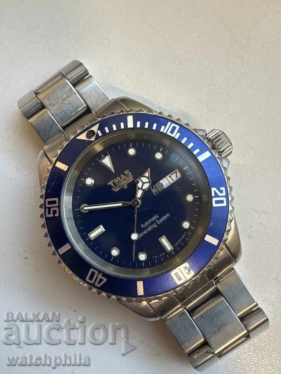 Trias Kinetic Seiko механизъм, рядък. За ремонт или части.