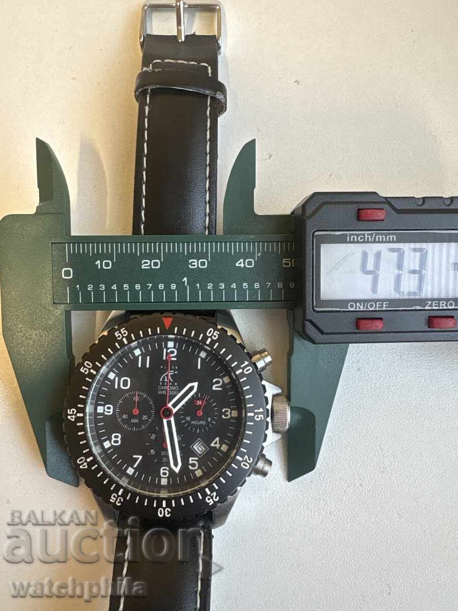 Ceas bărbătesc Black Bear chrono Khronograf. Excelent. Funcționează - 5