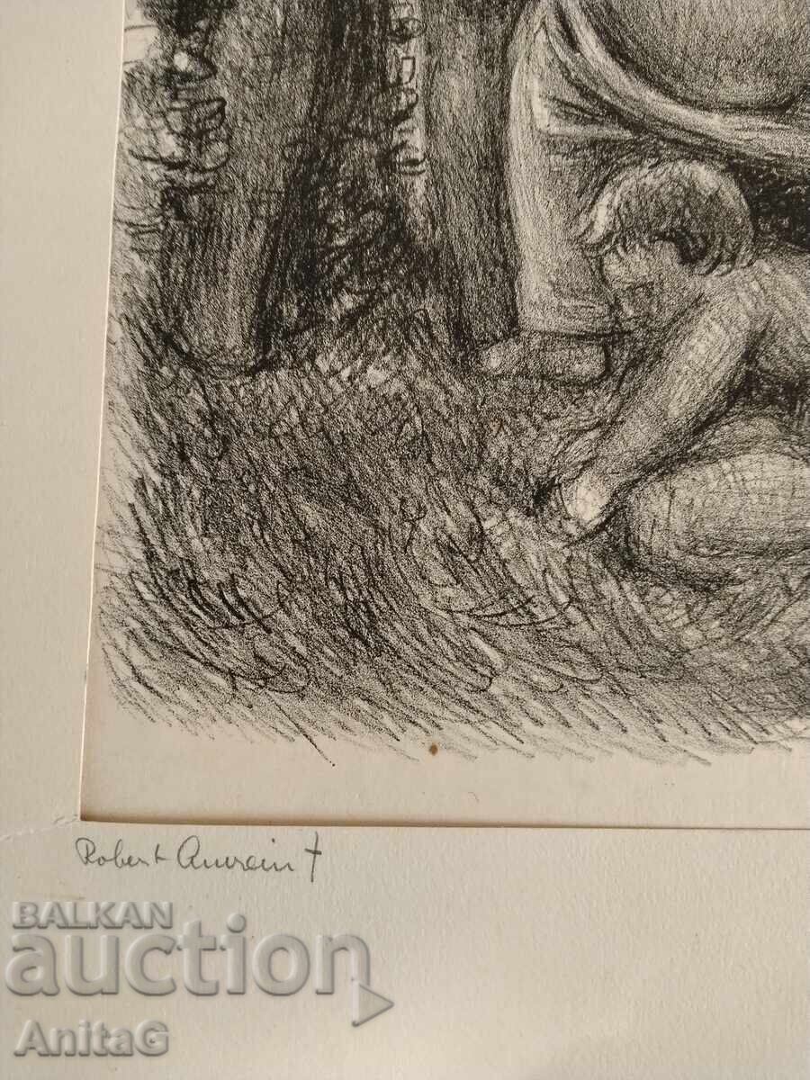 Γνήσια λιθογραφία „Το νόημα της ζωής“ – Robert Amrein με τιμή € 100.00 | 195.58 BGN