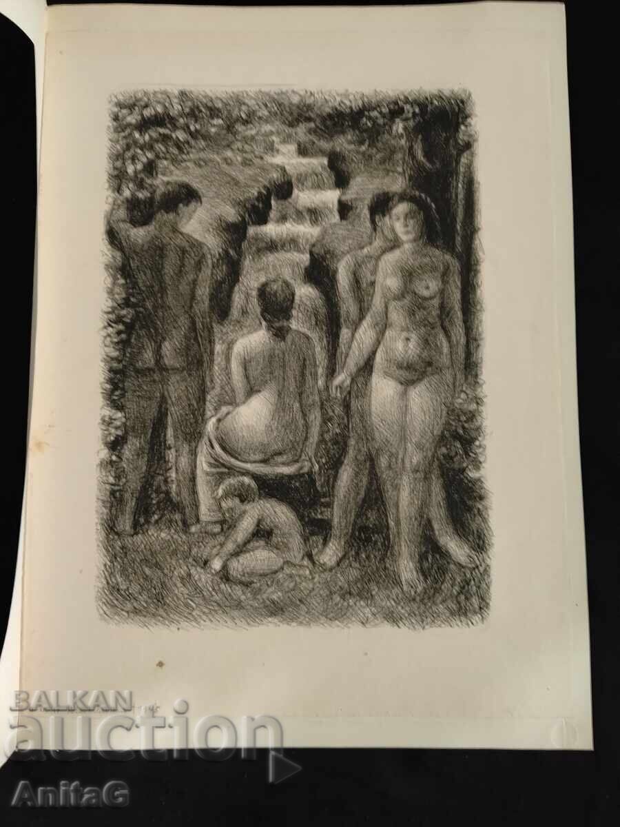 Παράδοση Γνήσια λιθογραφία „Το νόημα της ζωής“ – Robert Amrein