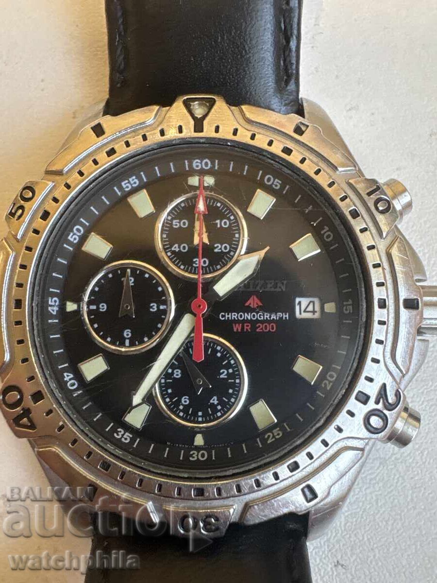 Ceas bărbătesc Citizen Promaster cronograf. Excelent. Funcționează cu preț € 56.00 | 109.53 BGN