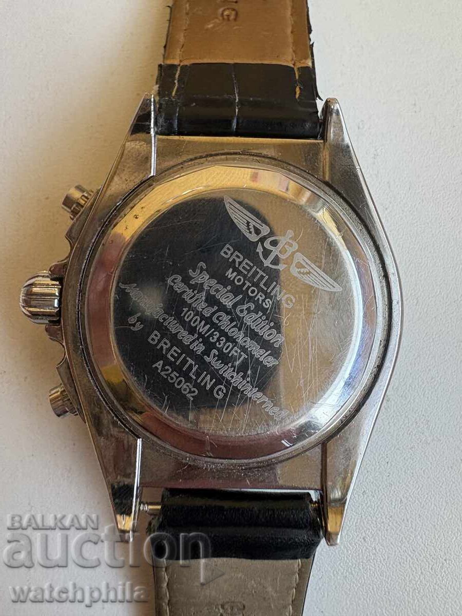 Livrarea Ceas Breitling Automatic pentru bărbați. Funcționează. Copie