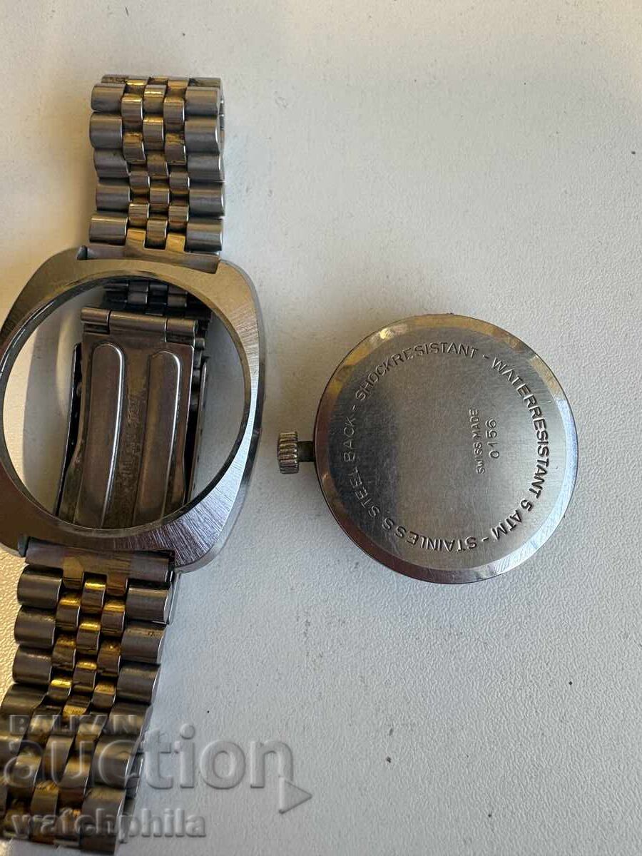 Livrarea Eloga rar ceas mecanic elvețian pentru bărbați. Funcționează Livrarea Eloga rar ceas mecanic elvețian pentru bărbați. Funcționează