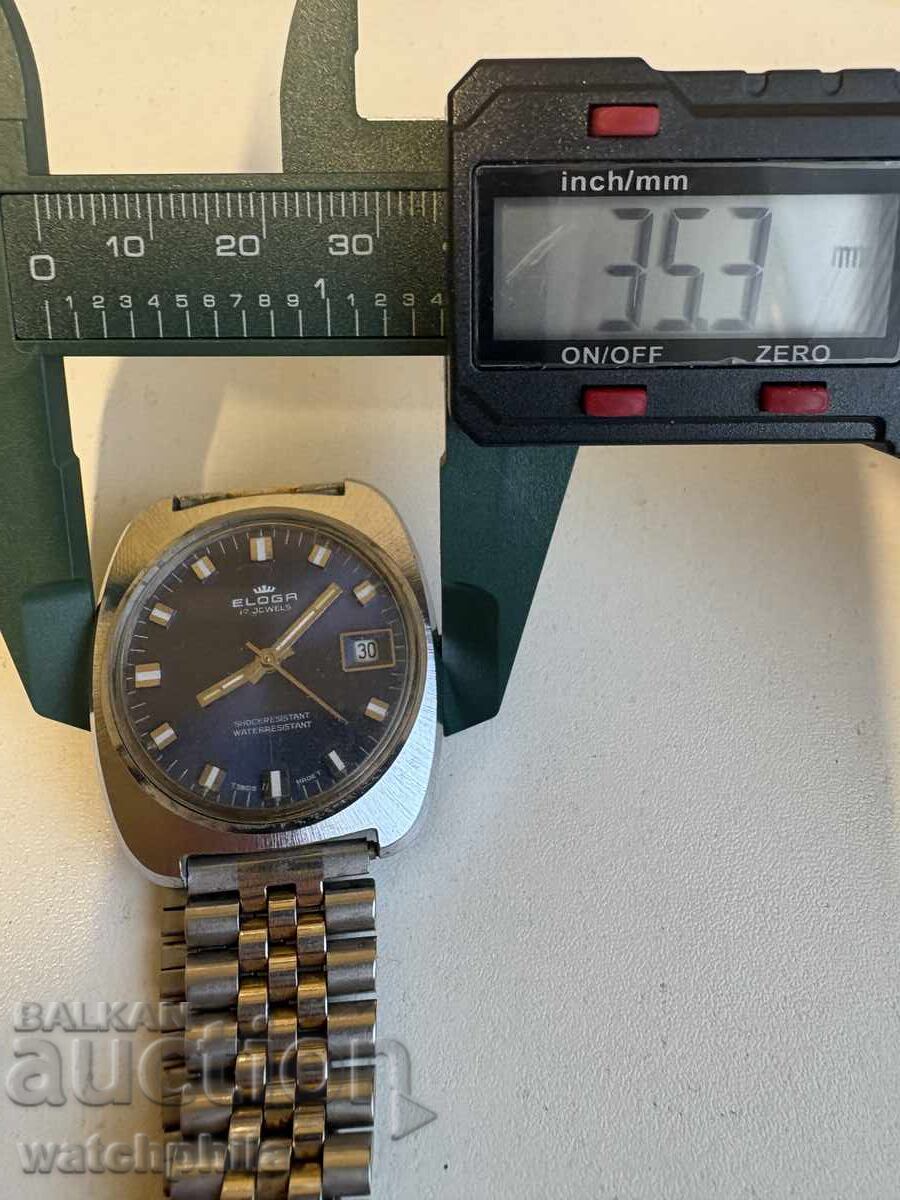 Eloga rar ceas mecanic elvețian pentru bărbați. Funcționează - 5 Eloga rar ceas mecanic elvețian pentru bărbați. Funcționează - 5