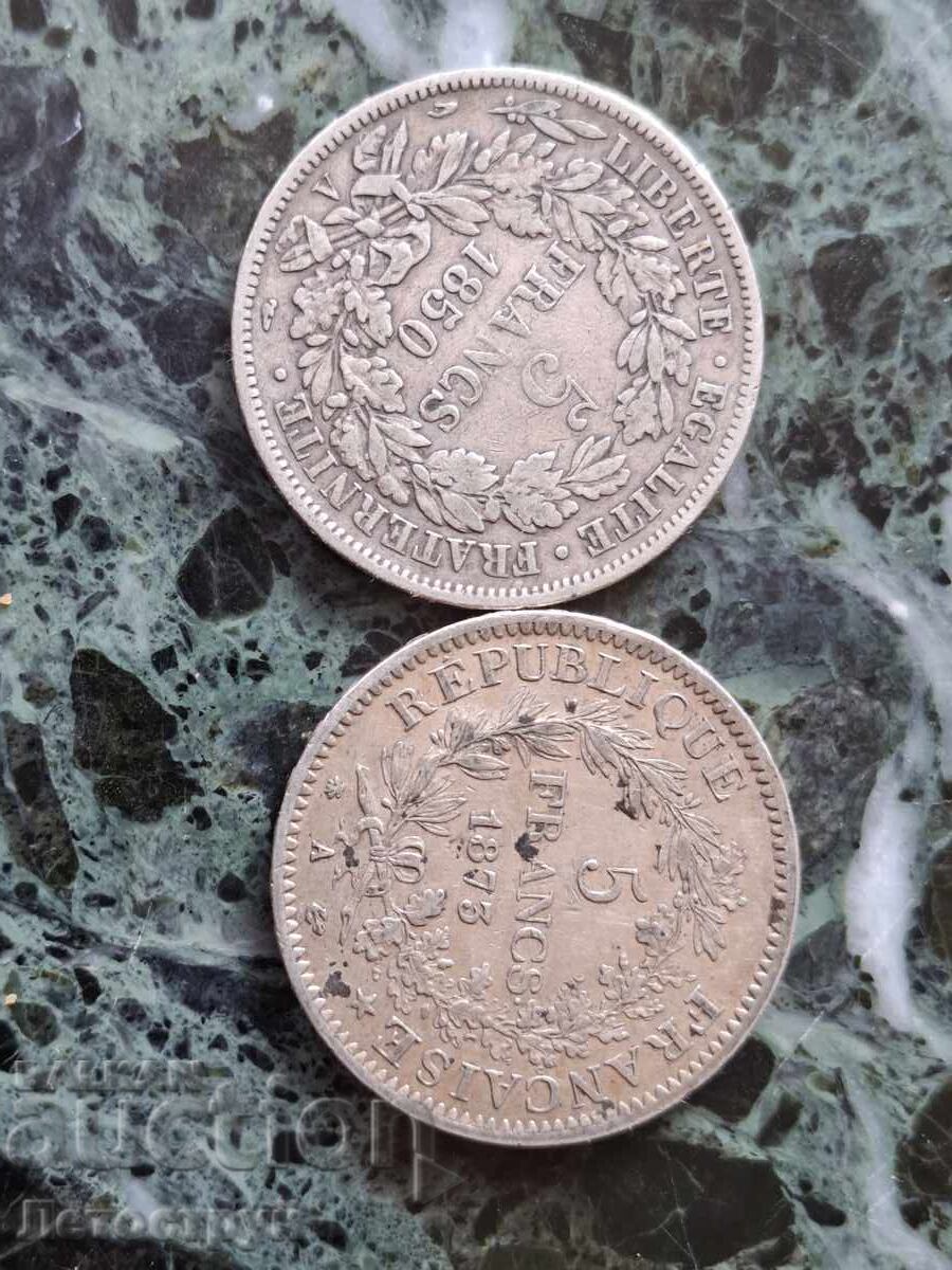 Από 1€, 4 γαλλικά ασημένια νομίσματα. Αυτά στις φωτογραφίες - 6