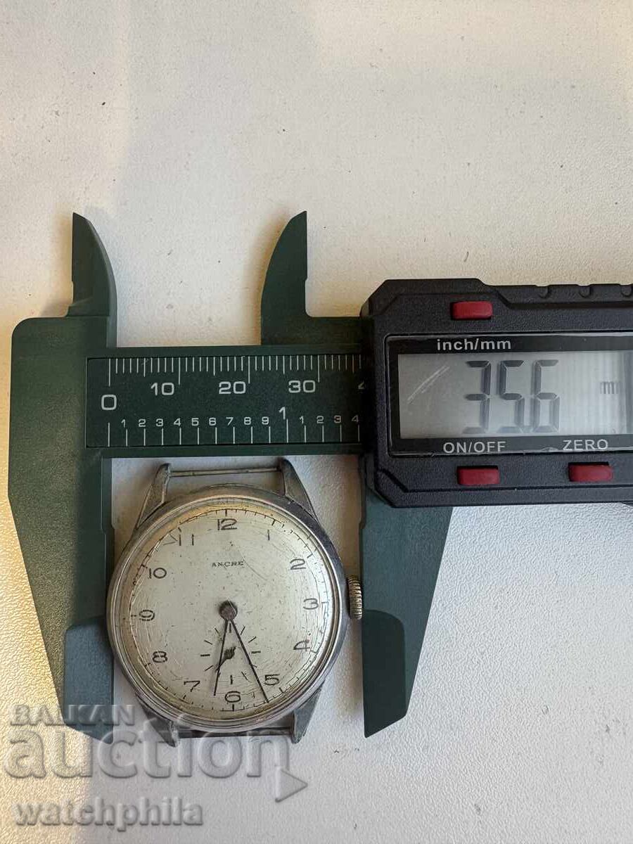 Ceas bărbătesc rar tip militar elvețian. Funcționează - 5