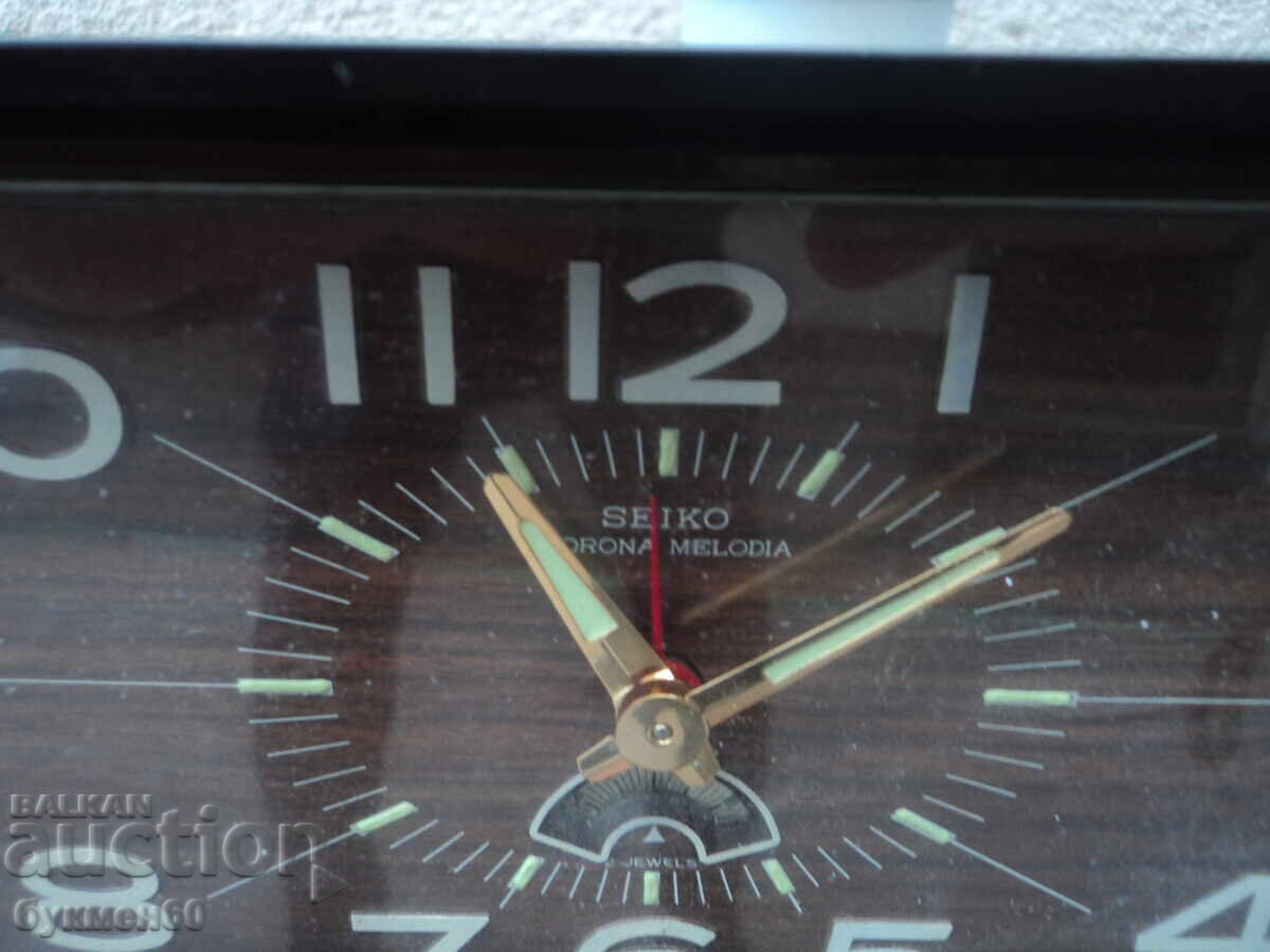 Ceas de masă mecanic deșteptător SEIKO cu preț € 50.00 | 97.79 BGN Ceas de masă mecanic deșteptător SEIKO cu preț € 50.00 | 97.79 BGN