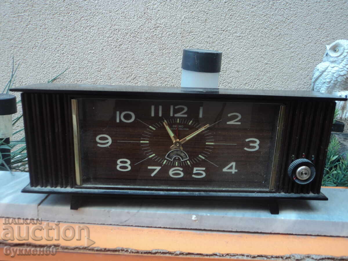 Ceas de masă mecanic deșteptător SEIKO Ceas de masă mecanic deșteptător SEIKO