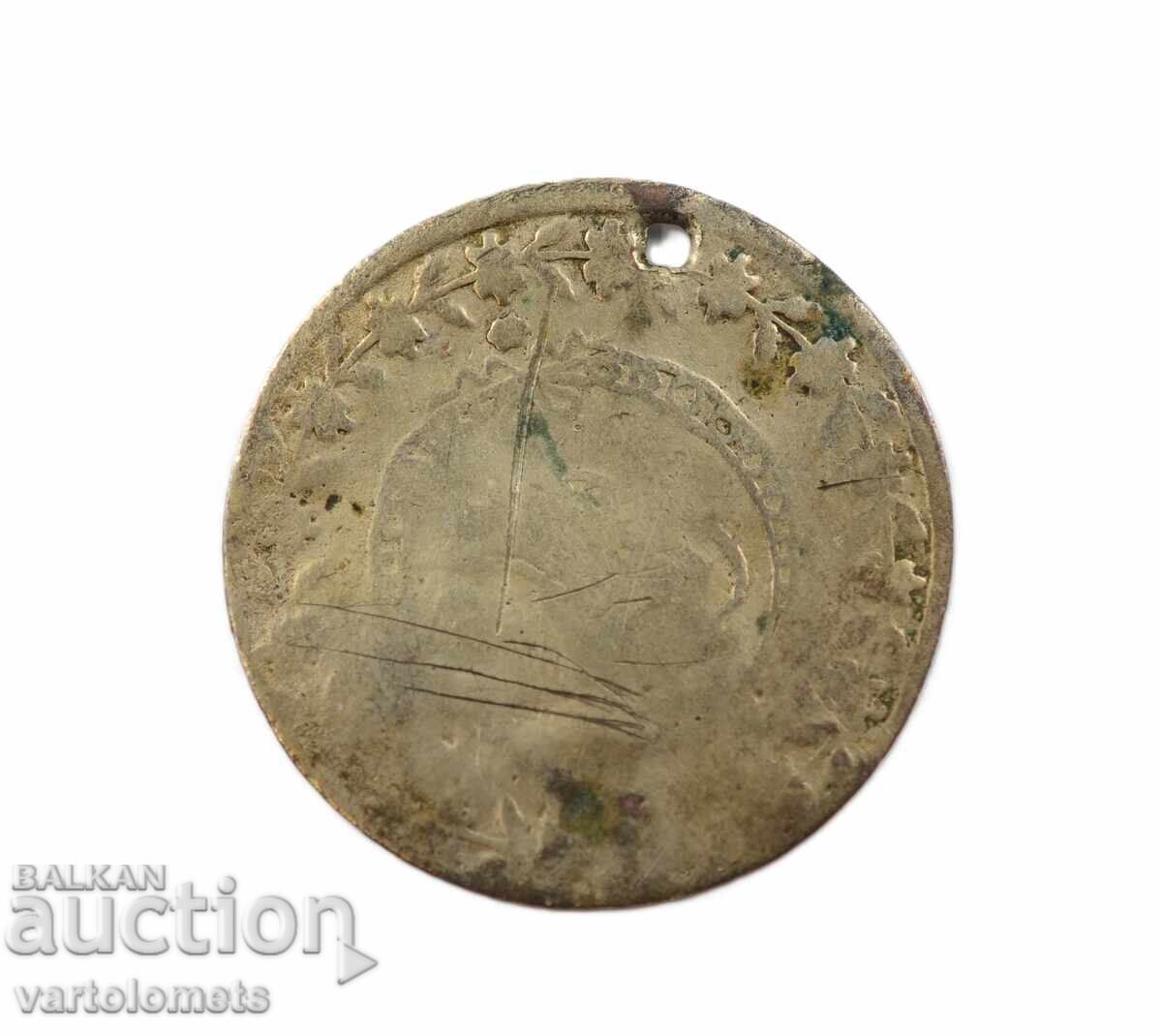 Monedă turcească de argint cu aurire 2,4 g, ø 27 mm cu preț € 6.00 | 11.73 BGN