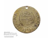Turkish silver coin with gilding 2.2 g, ø 28 mm