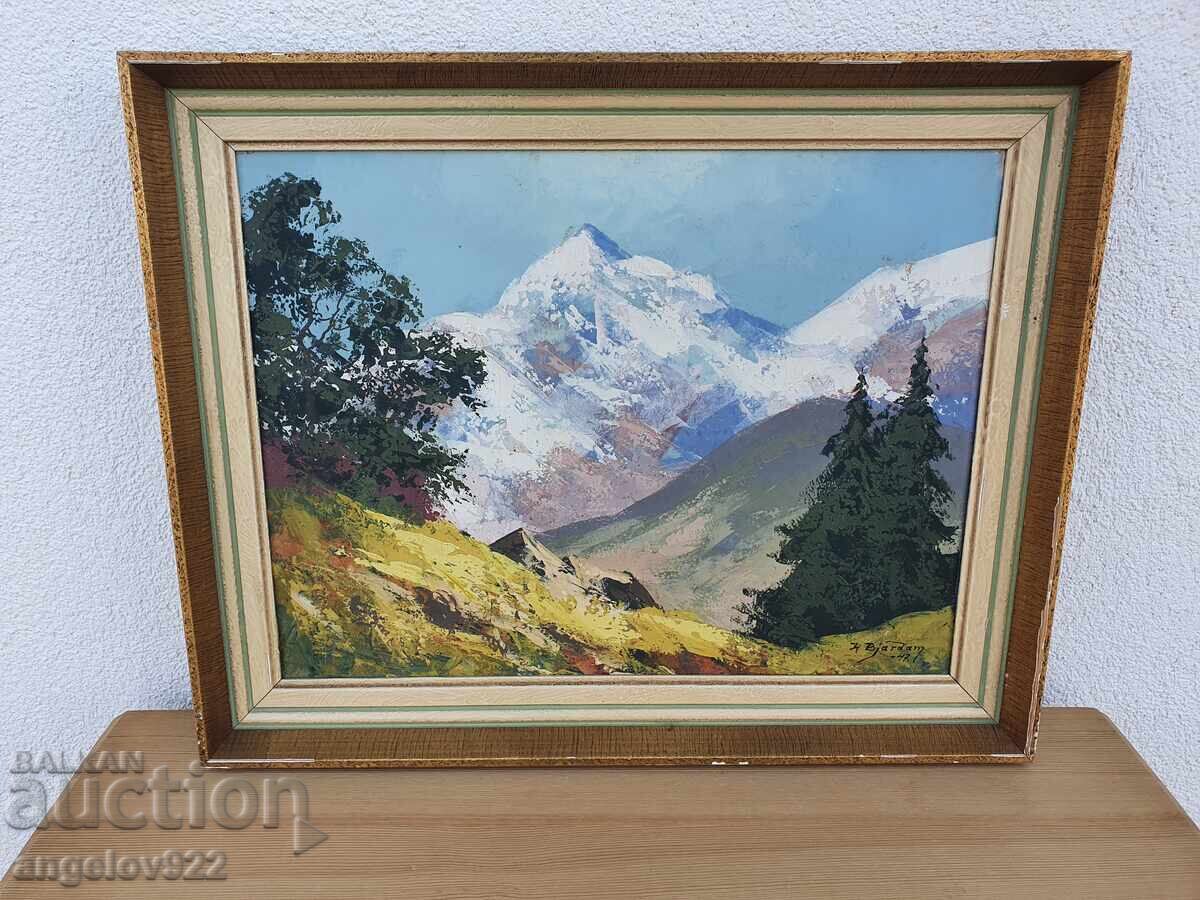 Pictura in ulei originala pe panza!!!