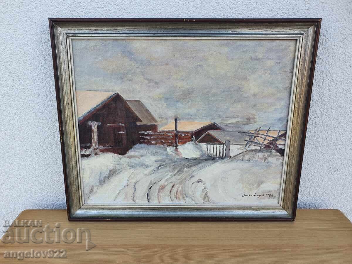 Pictura in ulei originala pe panza!!! Pictura in ulei originala pe panza!!!