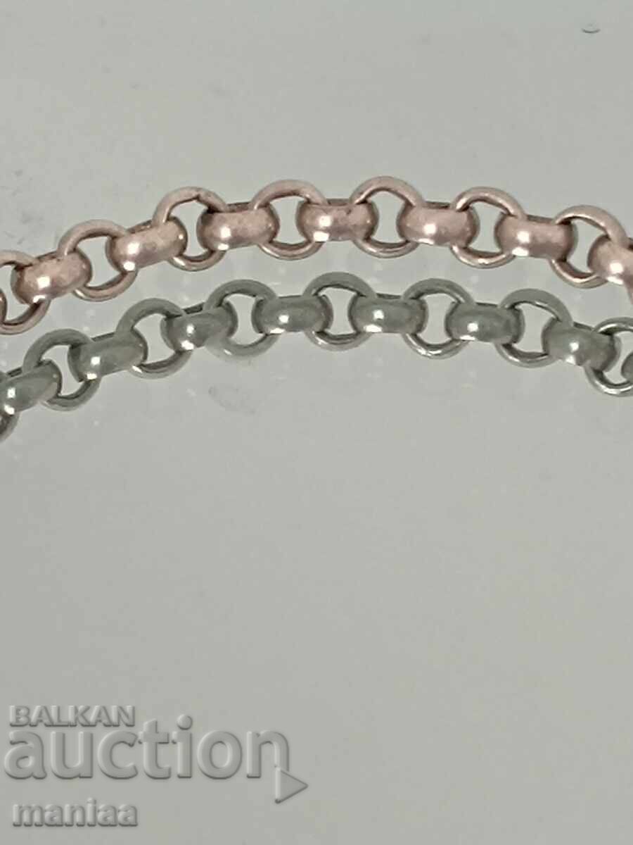 Доставка на Маркирана сребърна  гривна сребро проба 925