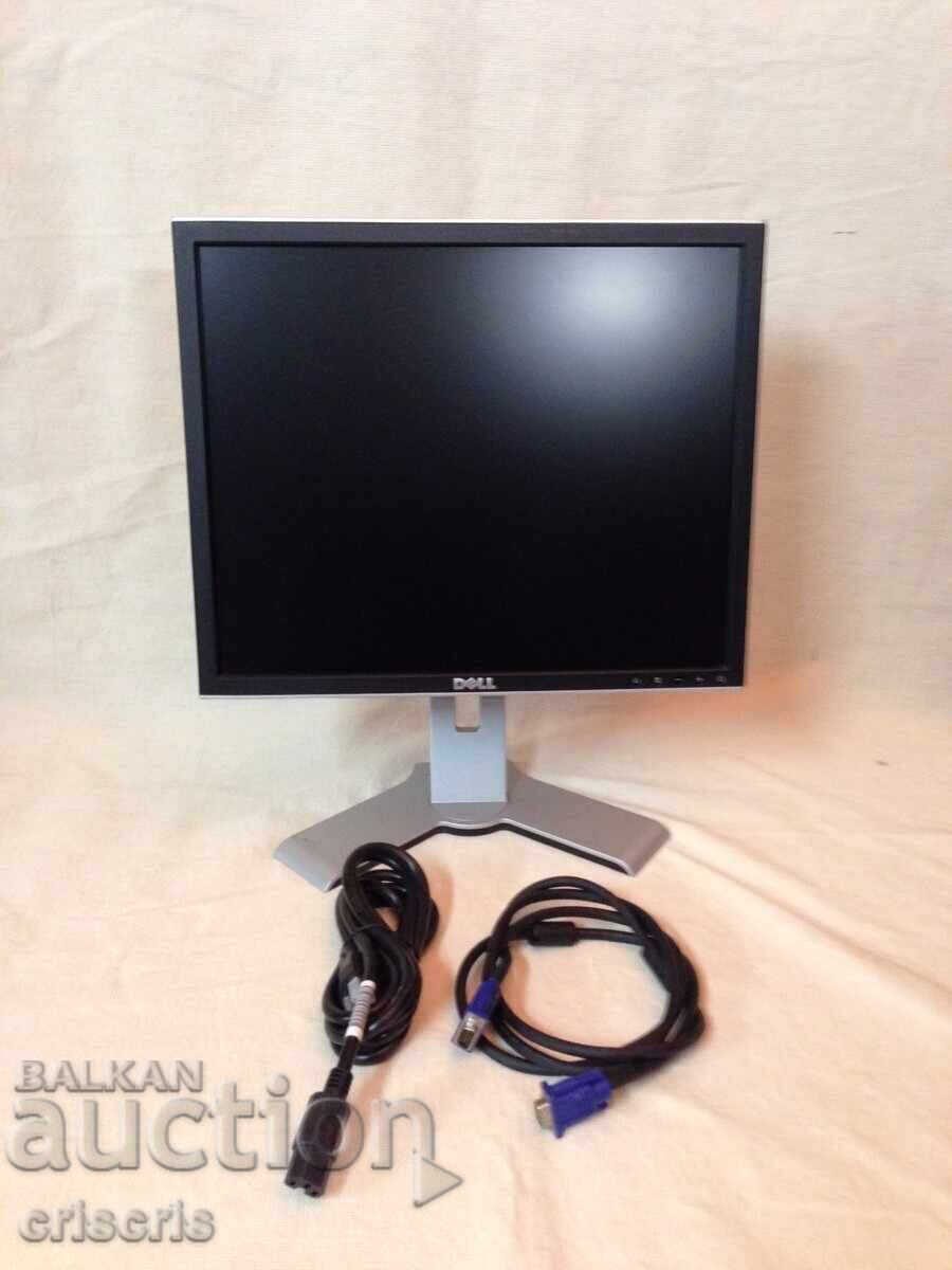 Παράδοση 17-inchov monitor (VGA/DVI, byal/cheren, s tonkolona)
